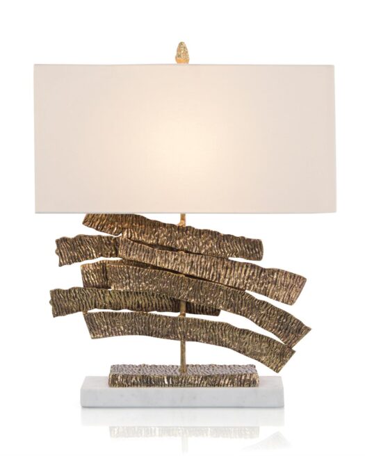 Brass Crinkle Swoosh