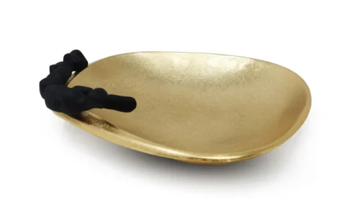 GOLD PEBBLE DESIGN BOWL