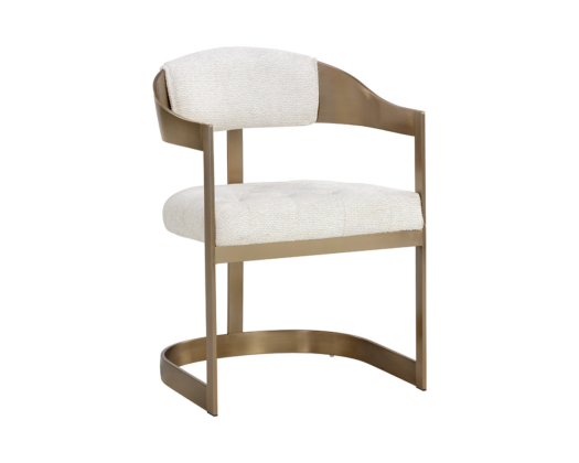 Sunpan Beaumont Dining Armchair – Rhea Light Barley