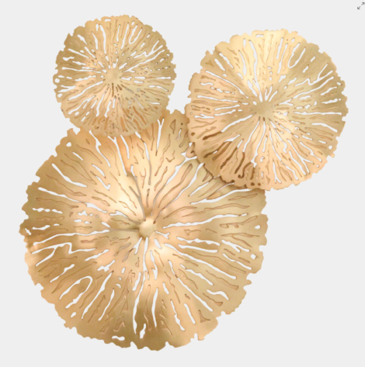 Lily Pad Clusters-Antique Brass