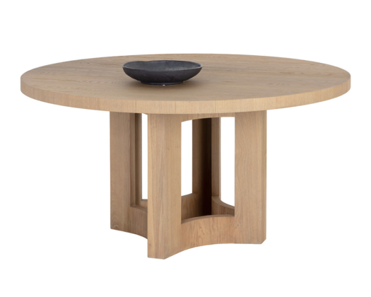 Elma Dining Table - Natural - 60" - Round - Natural