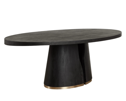 Tasmin Dining Table - 98" - Black