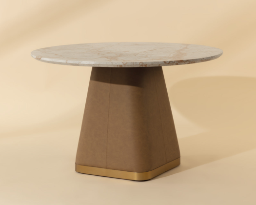Bronwyn Dining Table - Milliken Cognac