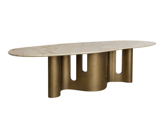 Sylla Dining Table - 118" - Marble