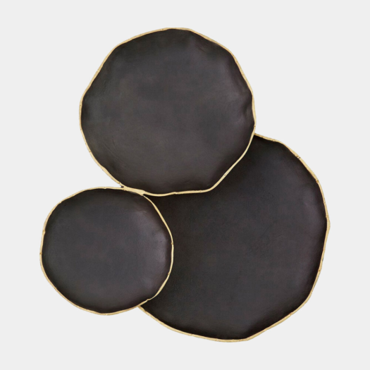 Tipped Edge Wall Decor – Three-Cluster