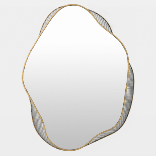 Agate Mirror – Natural Gray