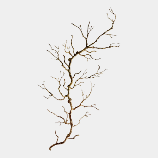 Twig Wall Art – Brass