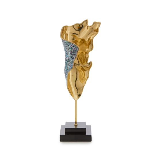 Astral Veil Sculpture on Marble, Small