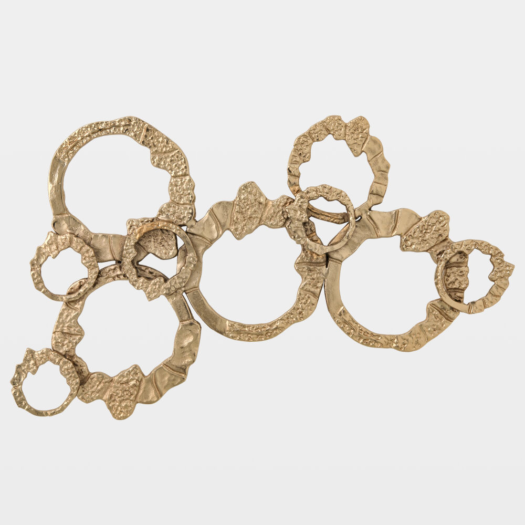 Volta Rings Wall Decor – Gold